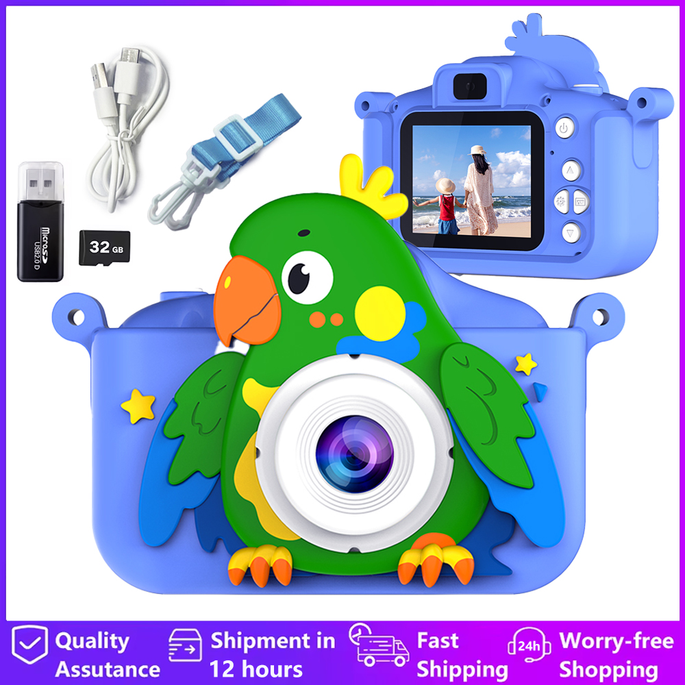 Kids Toys Top View - Children's Digital Camera 2 Inch 1080P