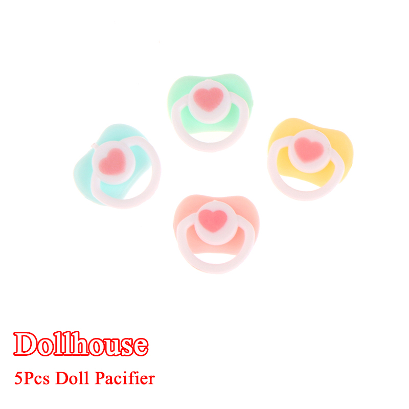 Kids Toys Idea - 5Pcs Lovely Mini Doll Pacifier Play