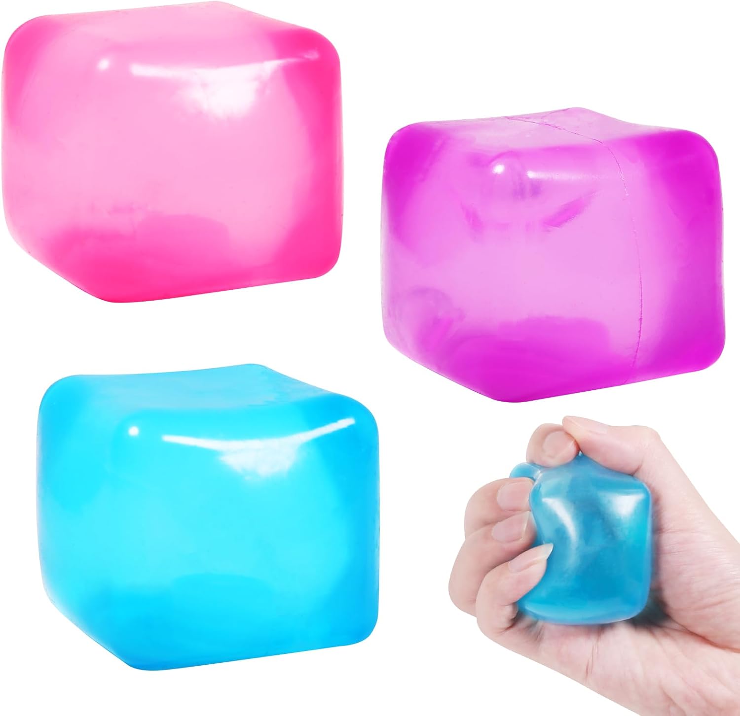 Kids' Toy - Stress Cube Squishy Stress Balls for