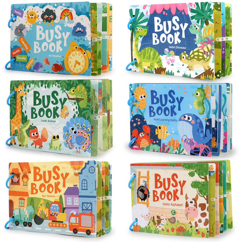 Kids Quiet Toys - Montessori Baby Busy book My First