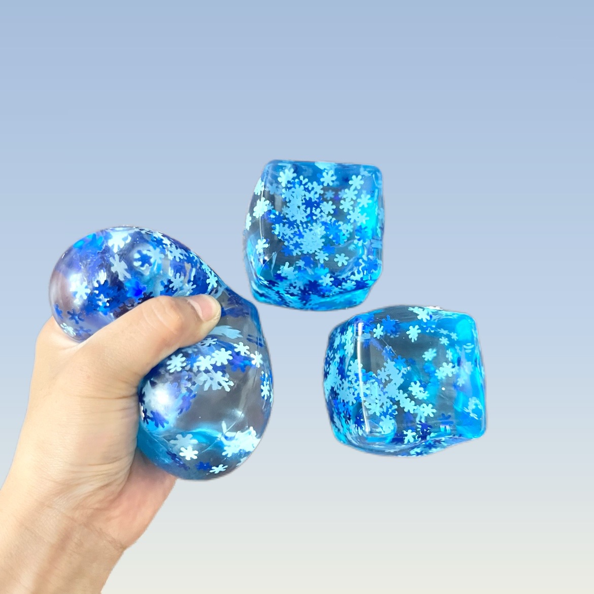 Kids Quiet Toys - 1pc Squishy Maltose Snow Ice Cube