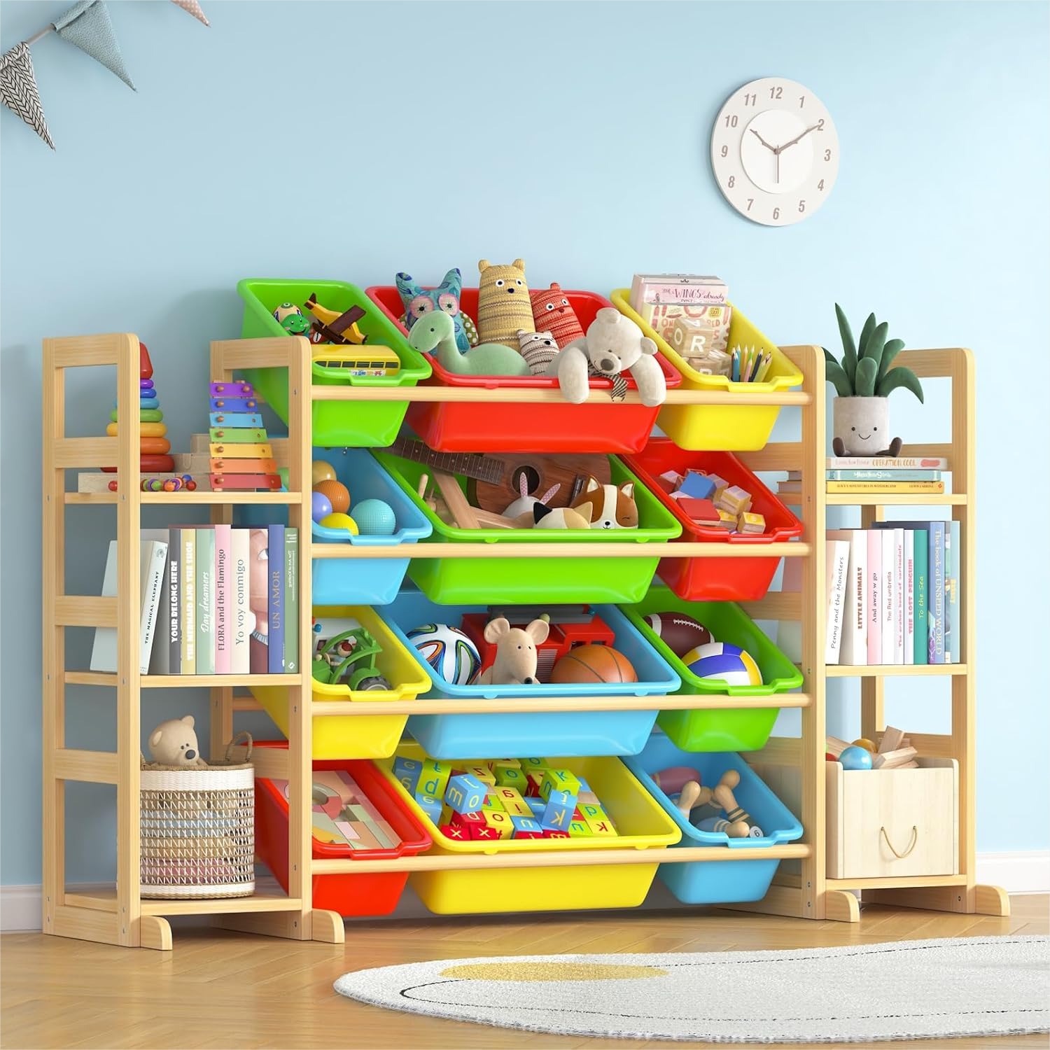 Kids' Toy - Toy Storage Organizer with 12 Bins
