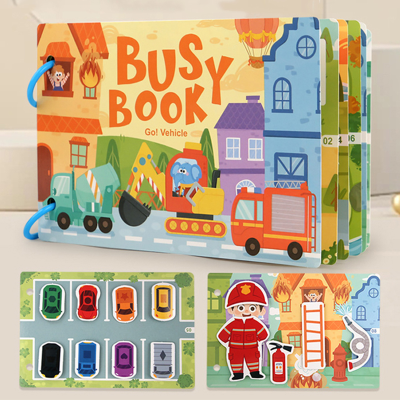 Kids Quiet Toys - Montessori Baby Busy book My First