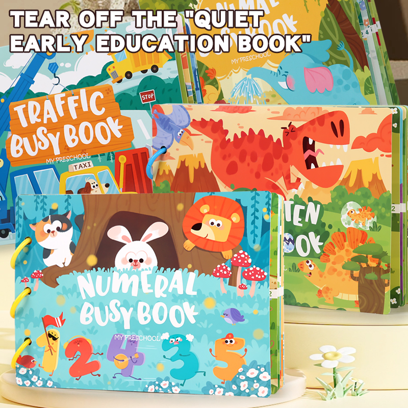 Kids Quiet Toys - Montessori Baby Busy book My First