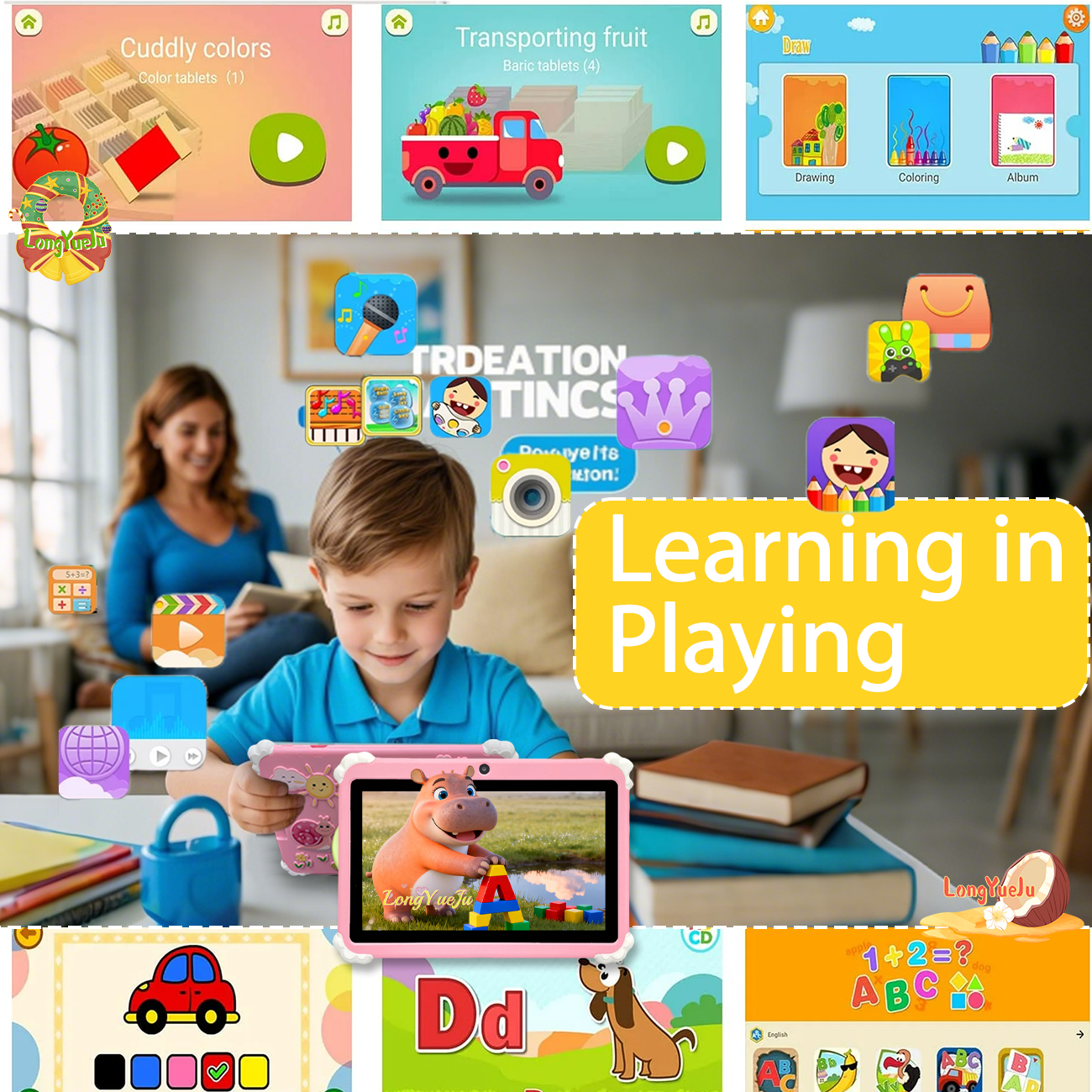 7Inch Kids Tablet 2GB RAM 32GB - Learning Tablet Kids のレビューと価格