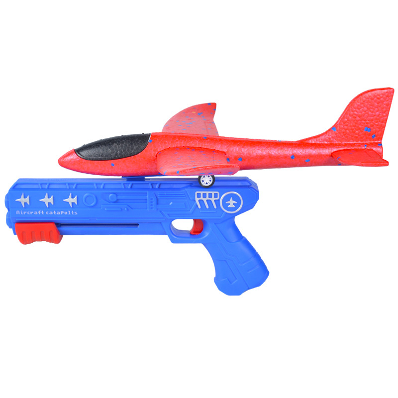 Kids 24 or 34 cm Foam Plane La - Catapult Launcher Toy のレビューと価格