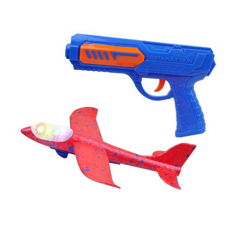 Kids 24 or 34 cm Foam Plane La - Catapult Launcher Toy のレビューと価格