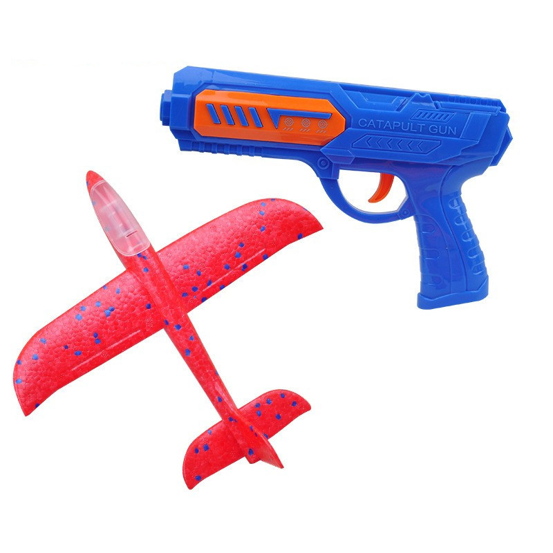 Kids 24 or 34 cm Foam Plane La - Catapult Launcher Toy のレビューと価格