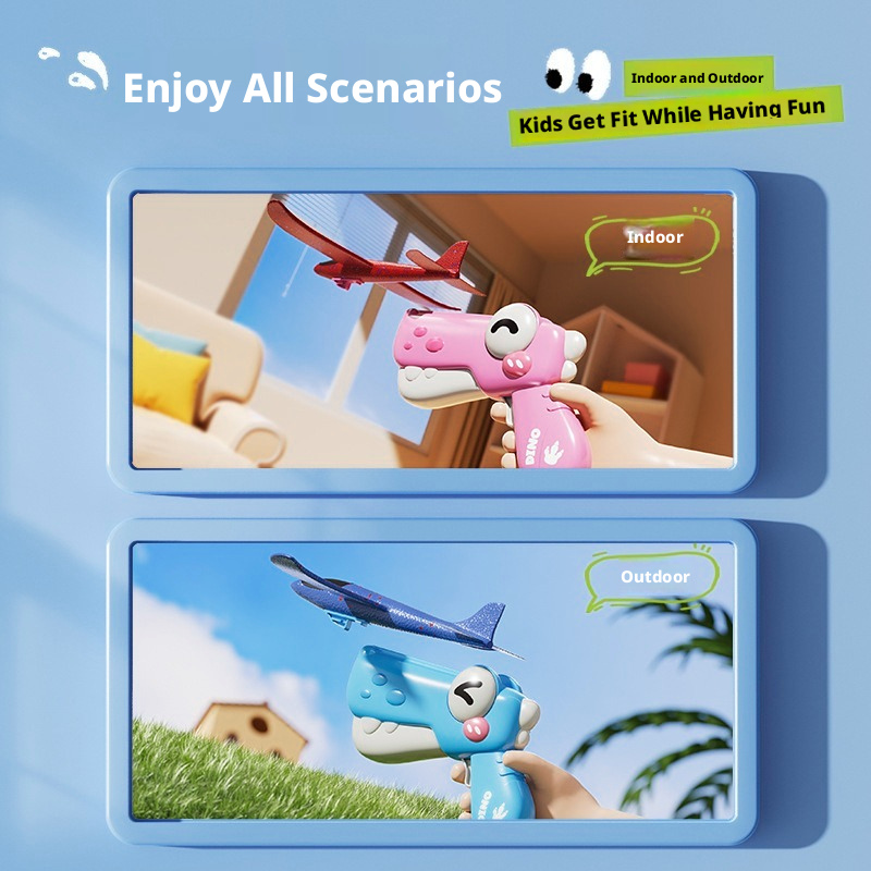 New Dinosaur Foam Airplane Lau - Catapult Launcher Toy のレビューと価格