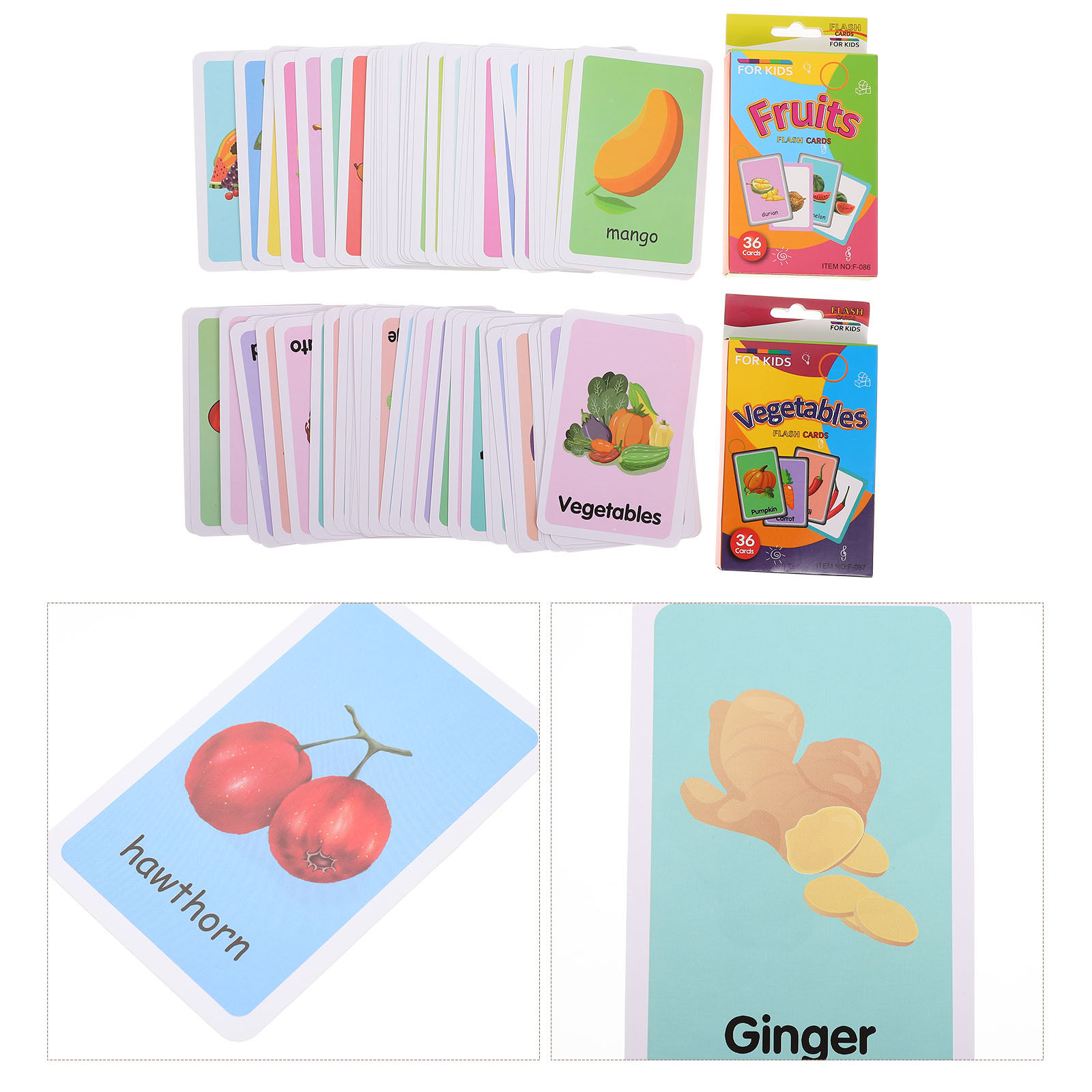 2Sets Cognitive Learning Cards - Educational Flash Card のレビューと価格