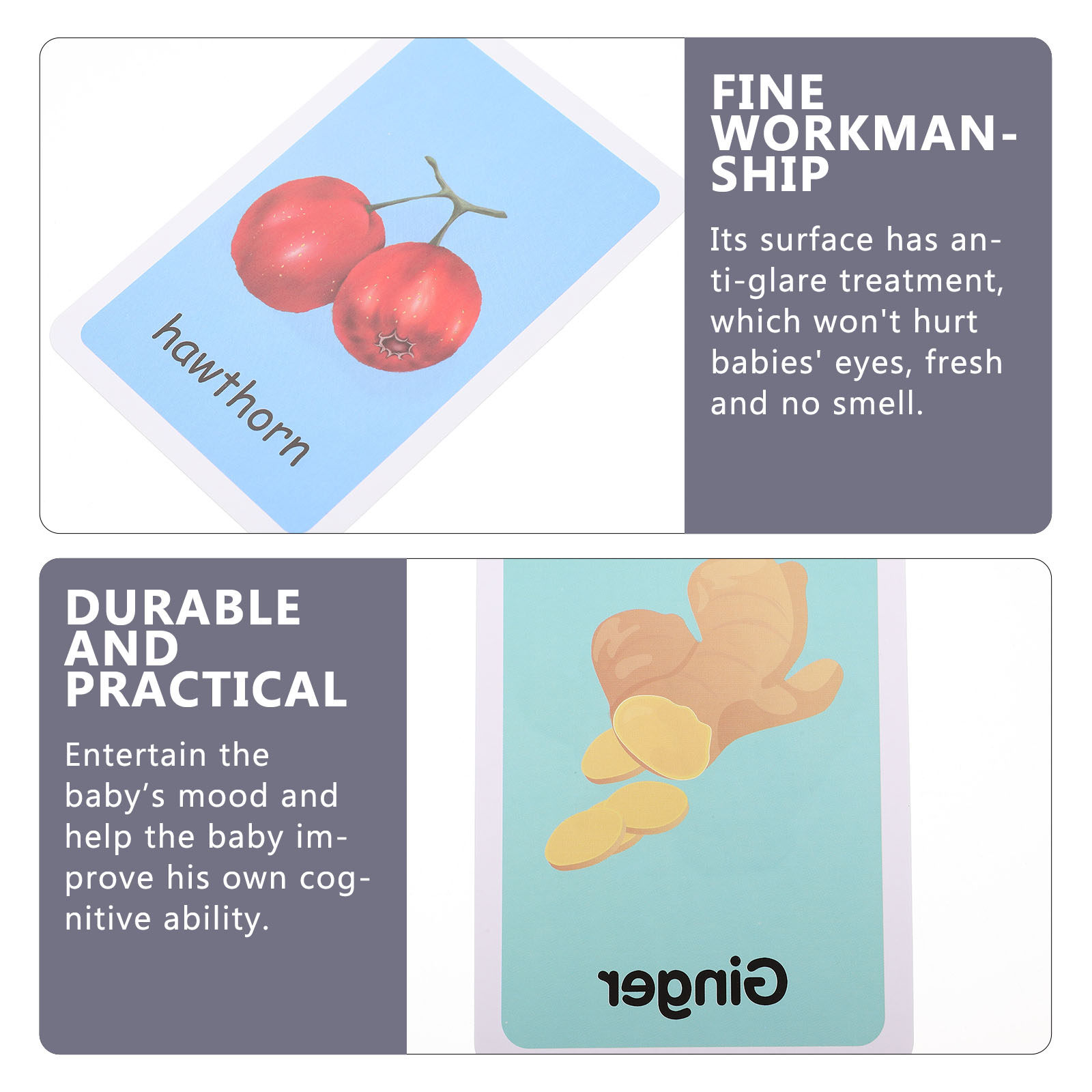2Sets Cognitive Learning Cards - Educational Flash Card のレビューと価格