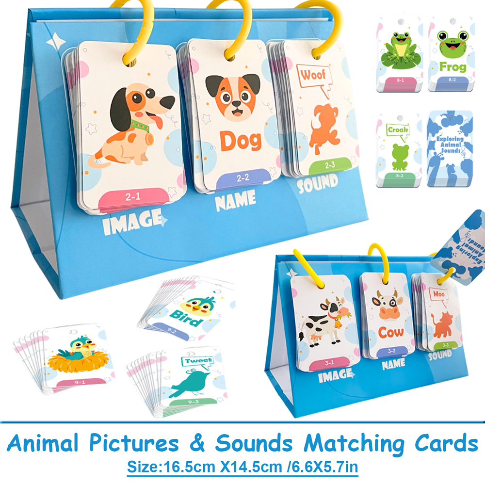 72Pcs Kids Learn Animal Sounds - Educational Flash Card のレビューと価格