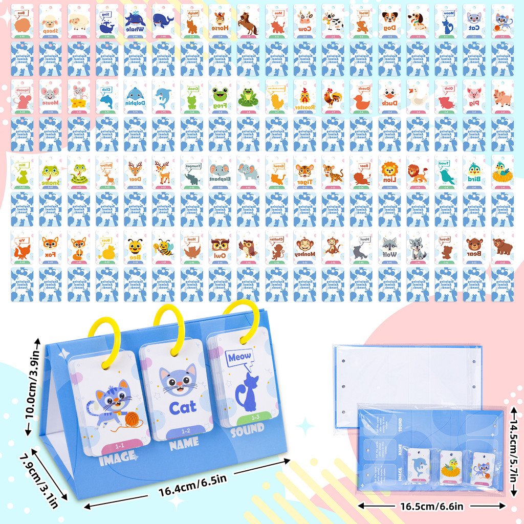 72Pcs Kids Learn Animal Sounds - Educational Flash Card のレビューと価格