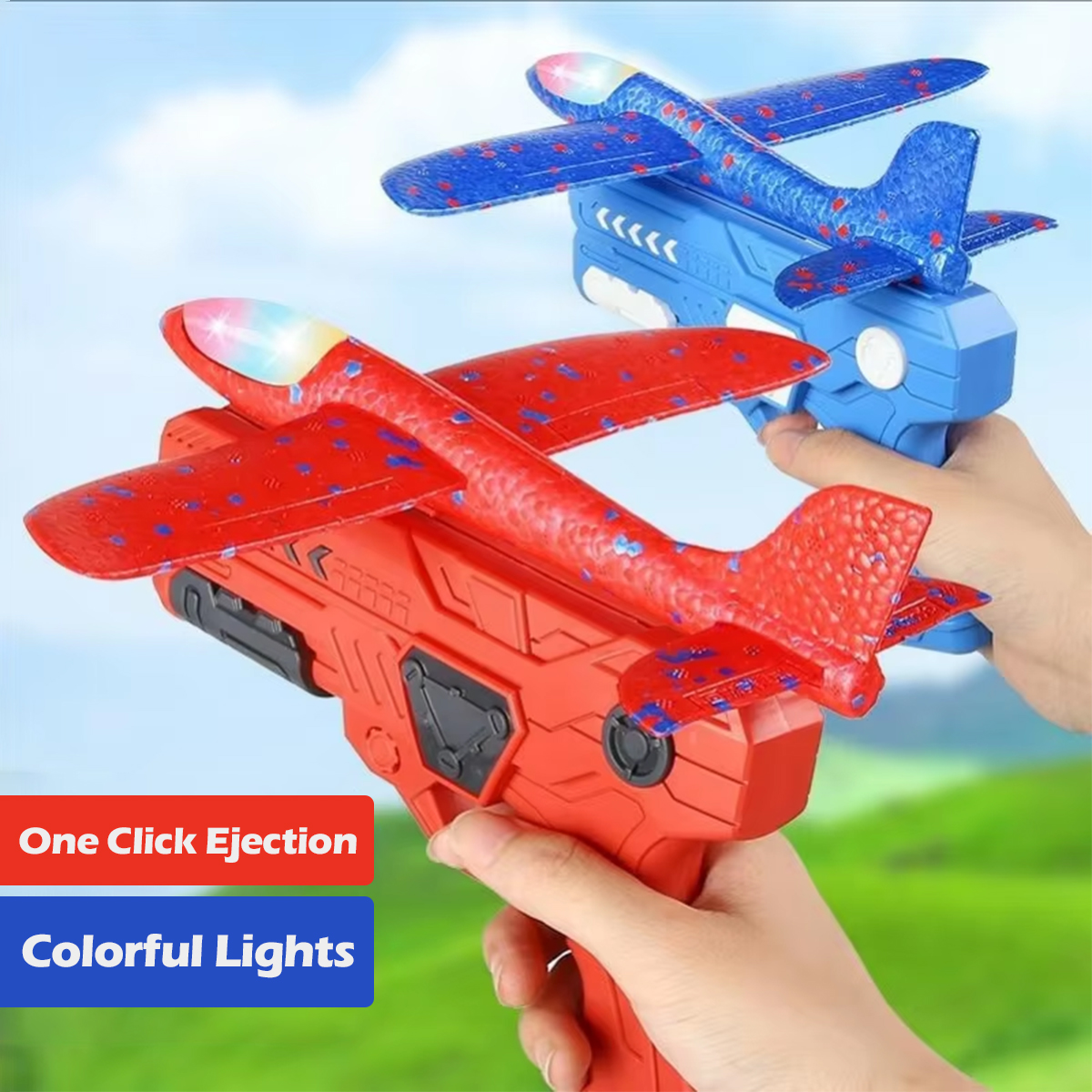 Kids Foam Aircraft 10M Launche - Catapult Launcher Toy のレビューと価格