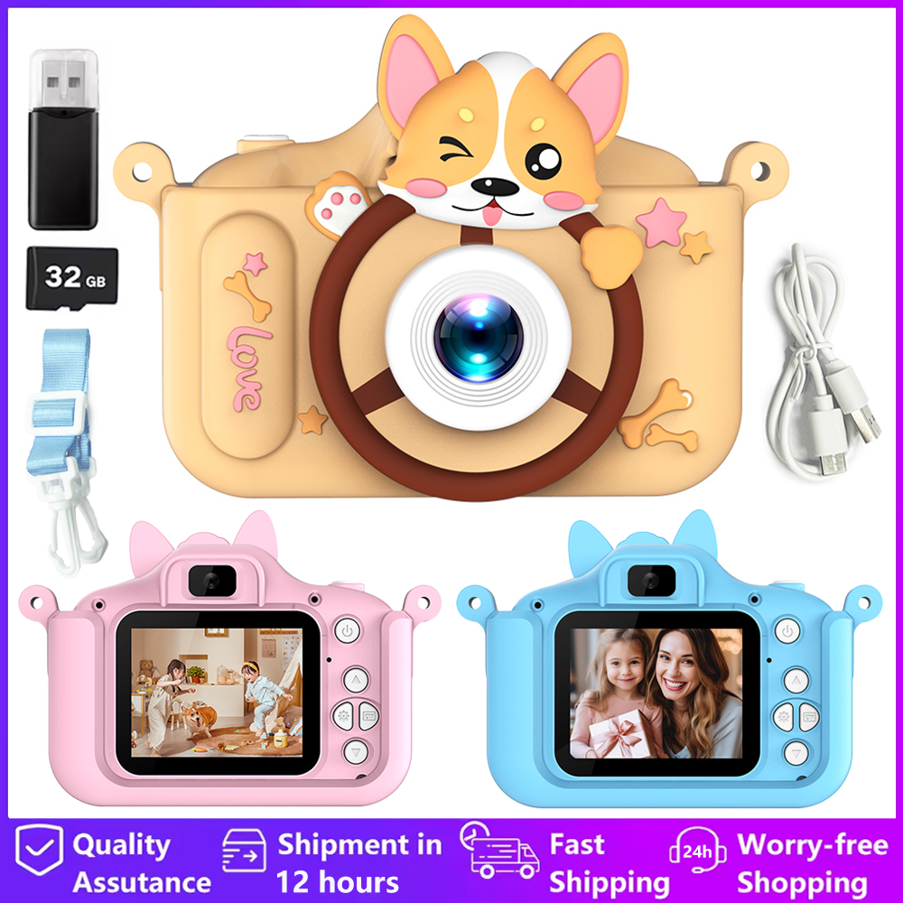 1080P HD Kids Camera Toys 2-In - Kids Toys Top View のレビューと価格