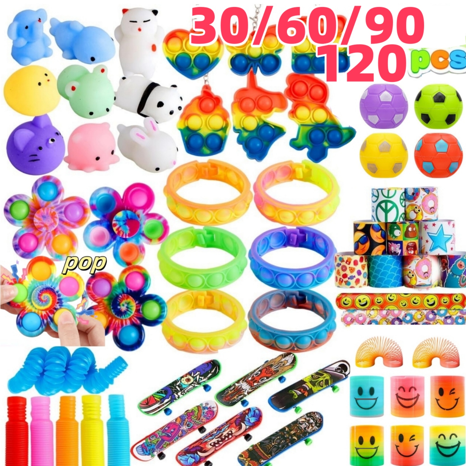 Bulk Pack of 30-120 Popular Fi - Kids' Toy のレビューと価格