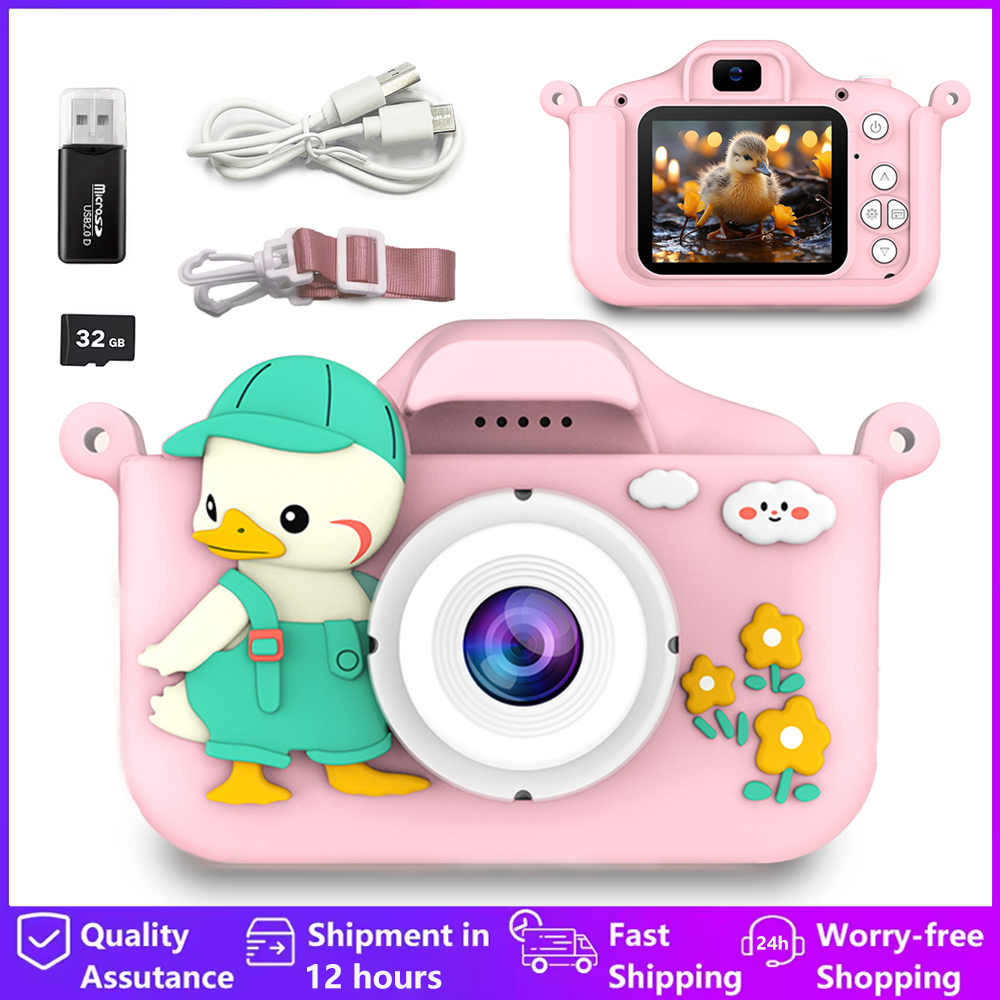 Mini Kids Cameras Cute Digital - Kids Toys Top View のレビューと価格
