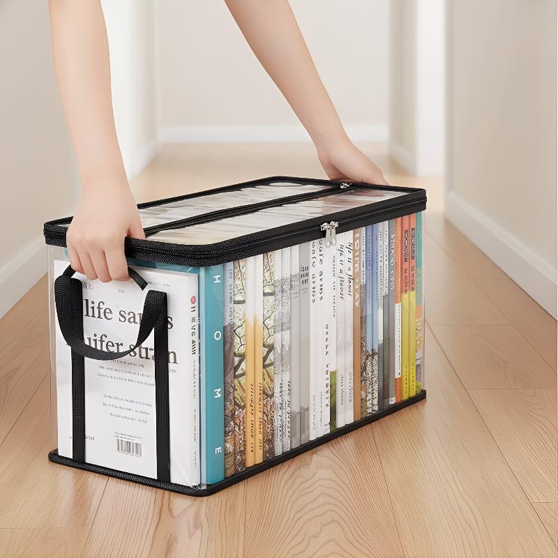 Clear PVC Toy Storage Box Flip - Kids Toys Top View のレビューと価格