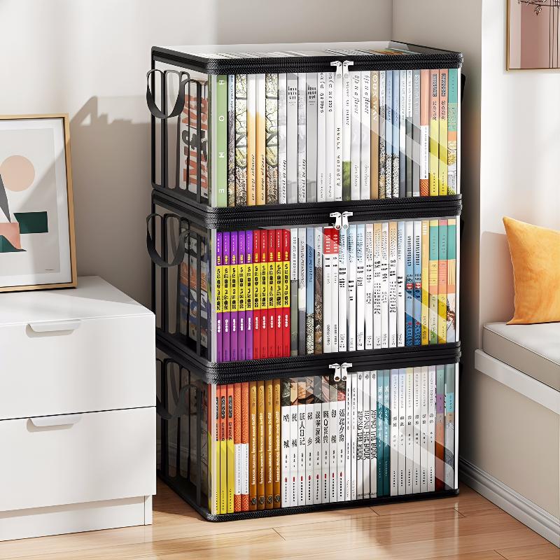 Clear PVC Toy Storage Box Flip - Kids Toys Top View のレビューと価格