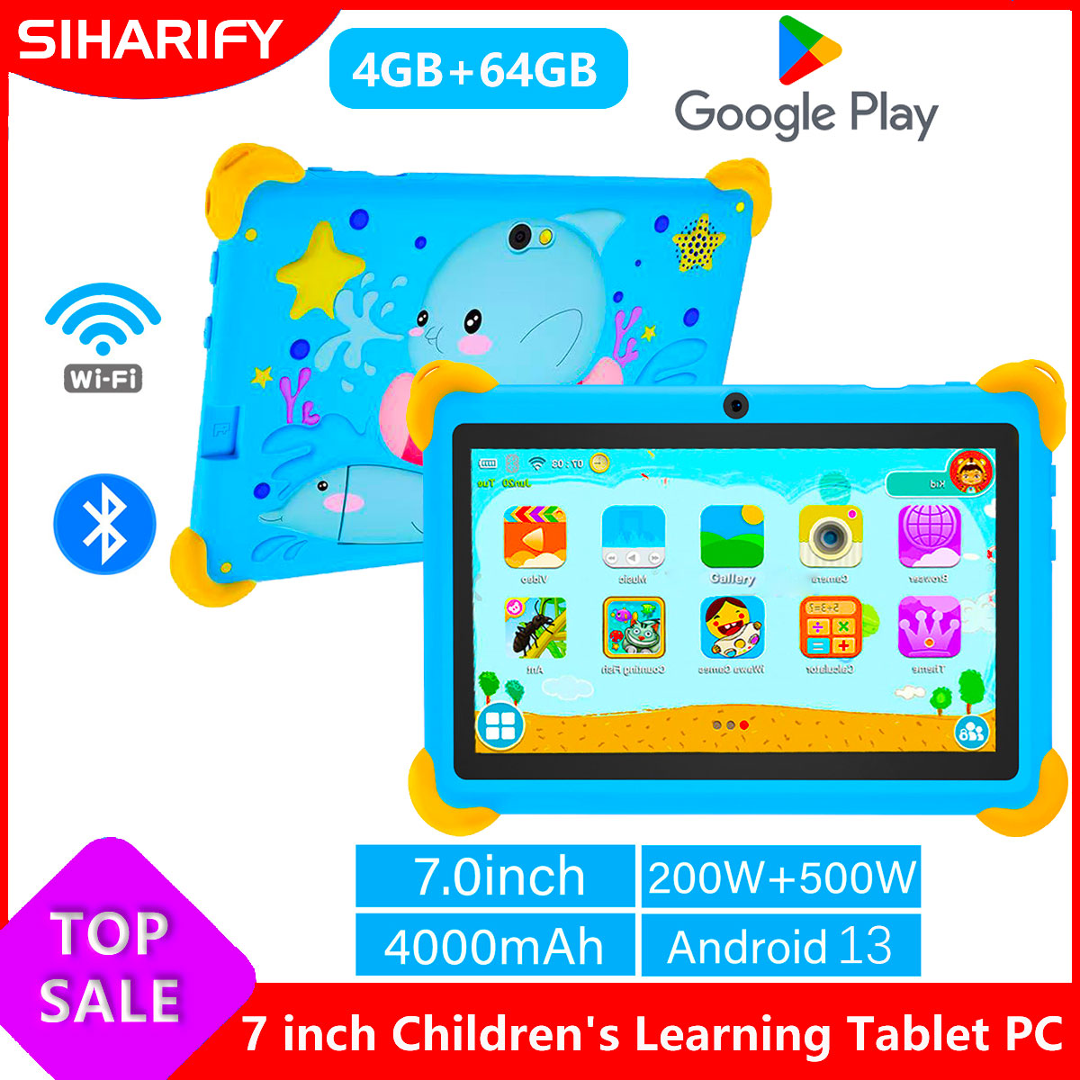 7 Inch 5G Kids' tablets Androi - Learning Tablet Kids のレビューと価格