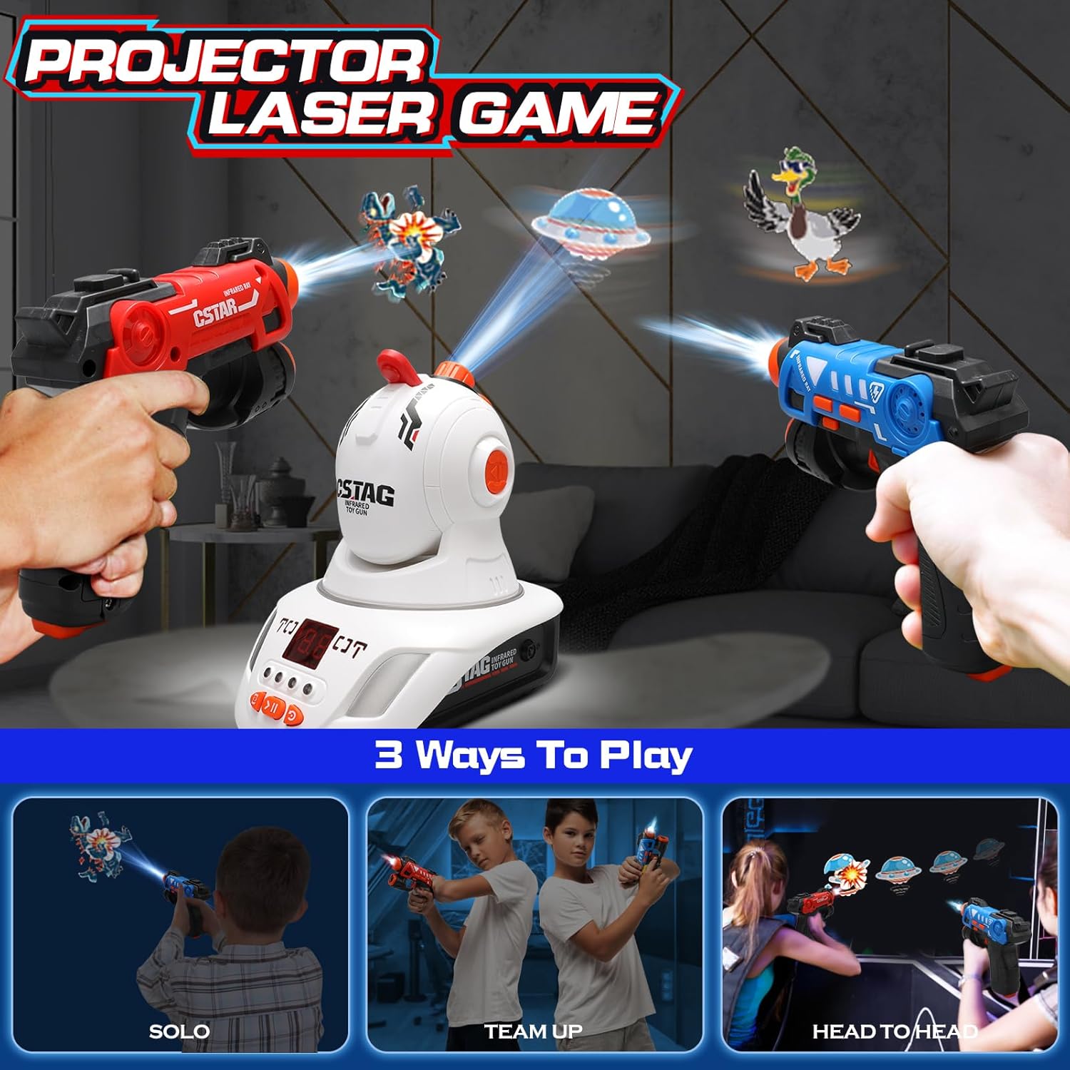 VATOS Infrared Laser Tag Proje - Laser Tag Set Kids のレビューと価格