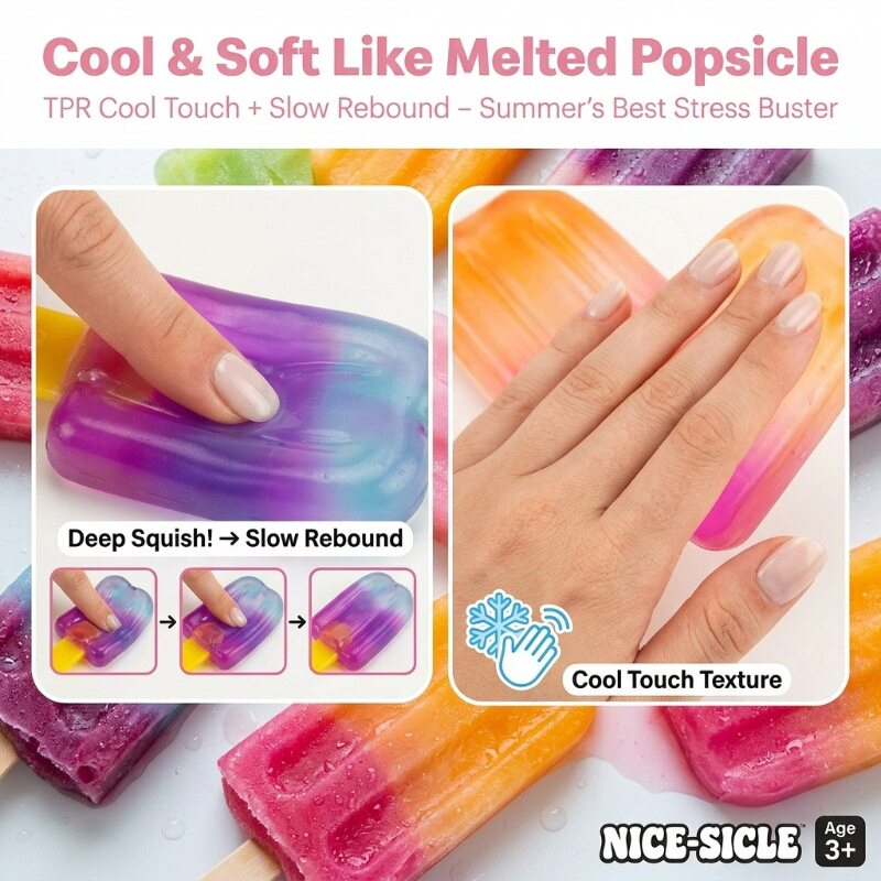 Needoh Sensory Toy ice lolly G - Kids Quiet Toys のレビューと価格