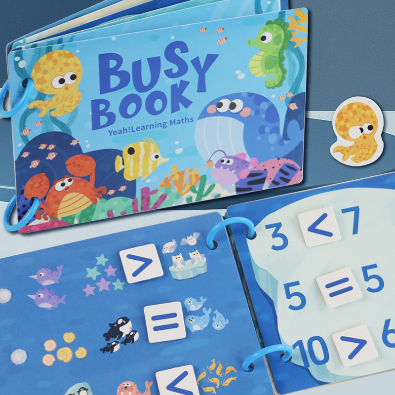 Montessori Baby Busy book My F - Kids Quiet Toys のレビューと価格