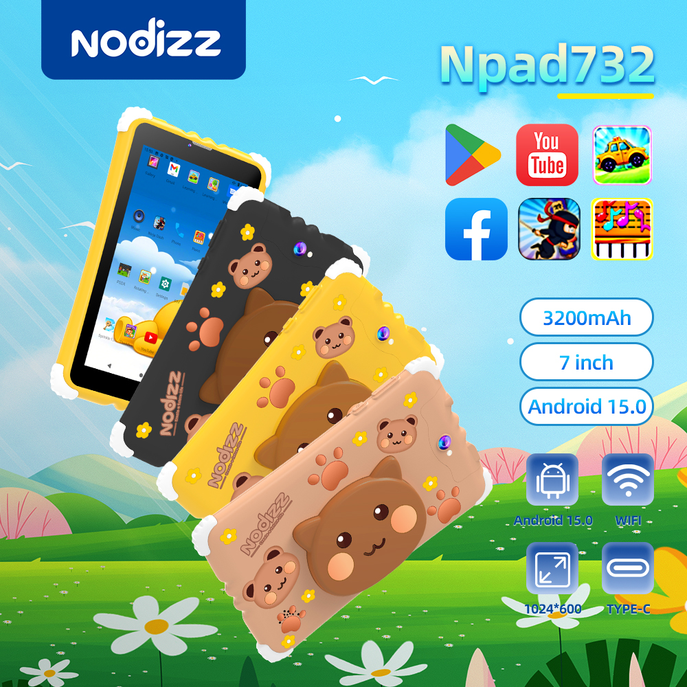 Nodizz Npad732 7-inch Kids Tab - Learning Tablet Kids のレビューと価格