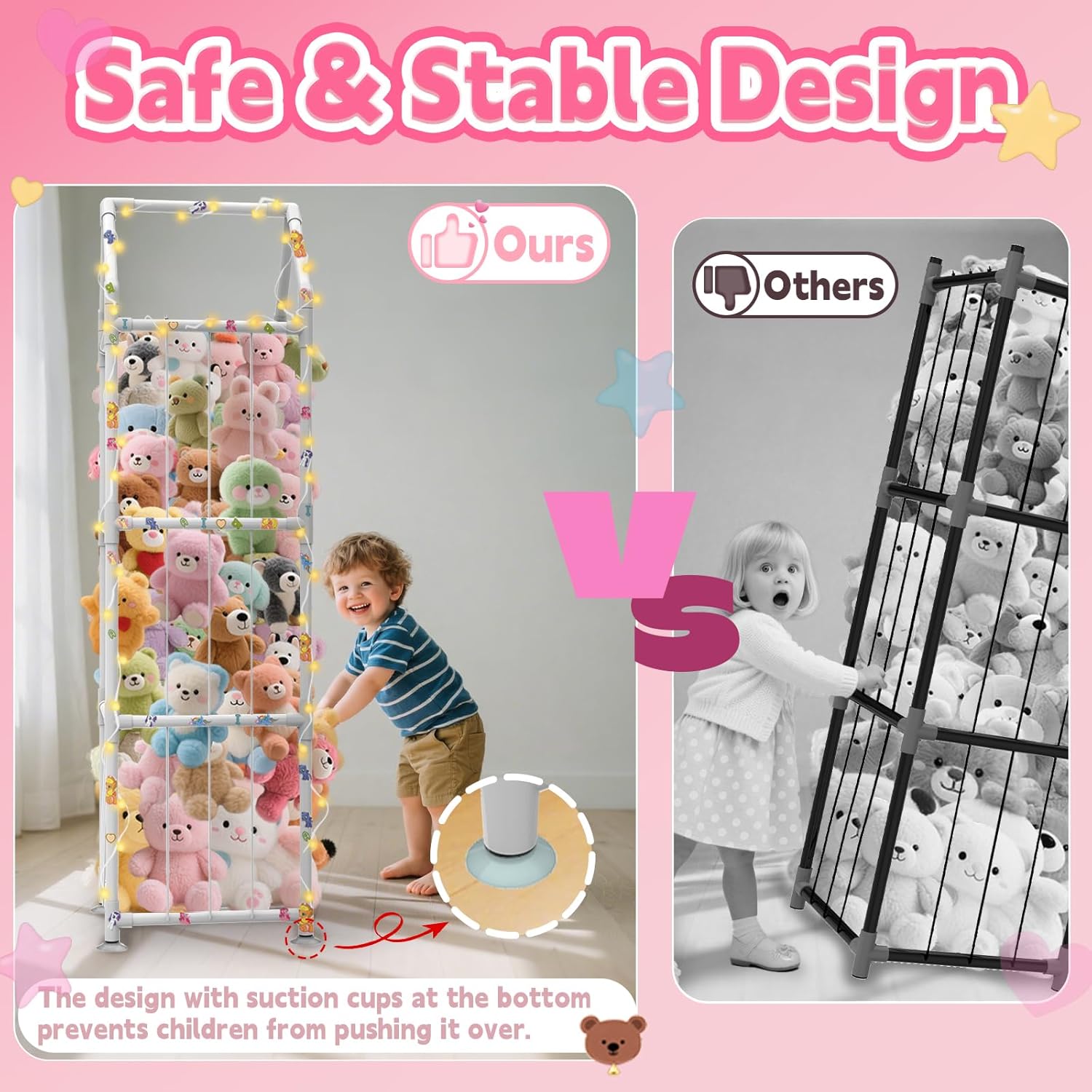 Stuffed Animal Storage with Su - Kids' Toy のレビューと価格