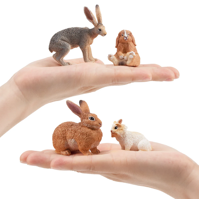 12Pcs Simulation Rabbit Farm A - Kids Toys Latest のレビューと価格