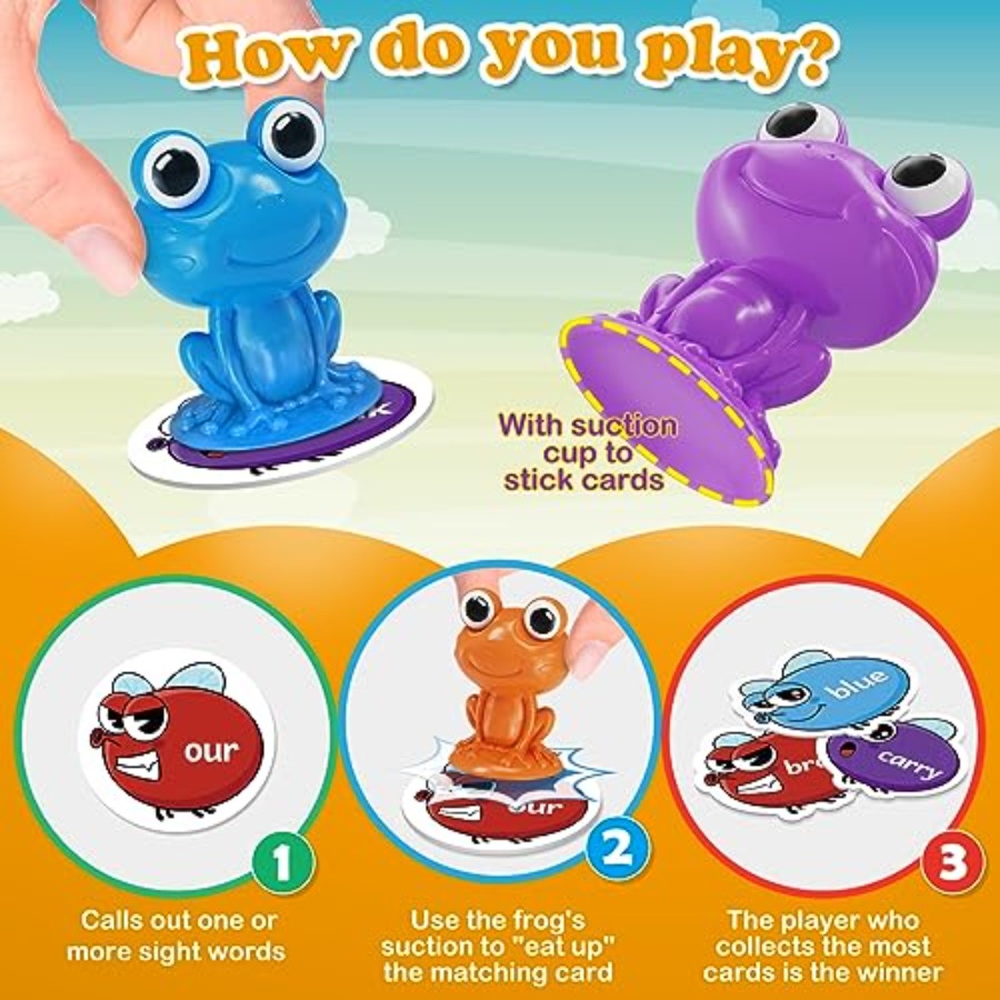 Sight Word Games Frog Site Wor - Educational Flash Card のレビューと価格