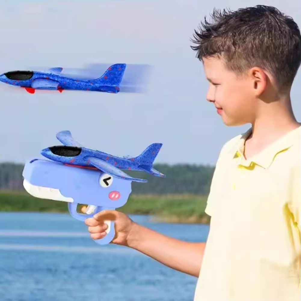 Dinosaur Foam Airplane Launche - Catapult Launcher Toy のレビューと価格