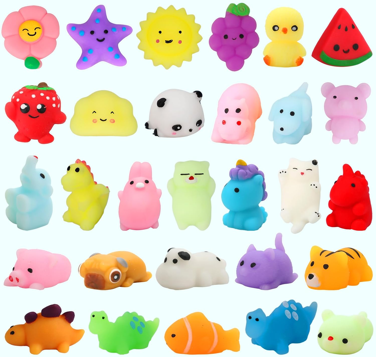 30 Pack Squishy Toys, Kawaii S - Kids' Toy のレビューと価格
