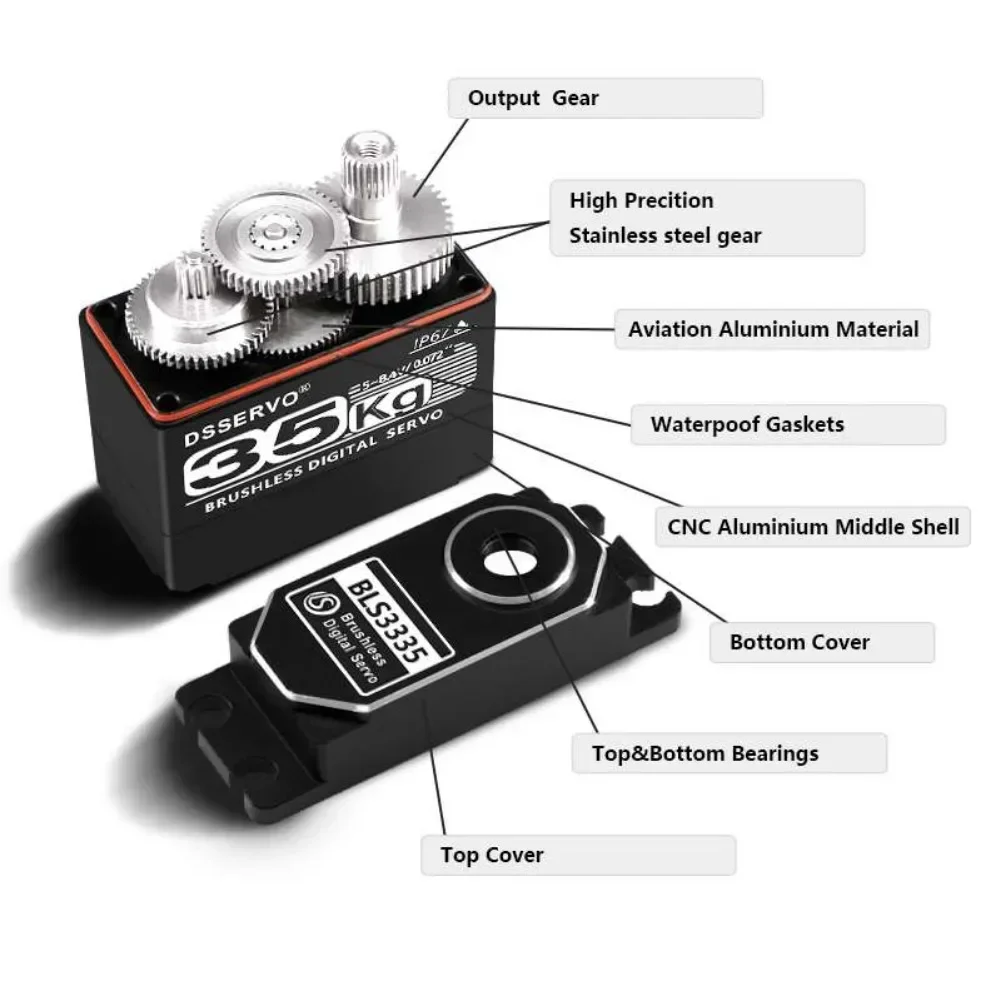35KG BLS3335 Digital Servo Mot - Kids Toys Remote Car のレビューと価格
