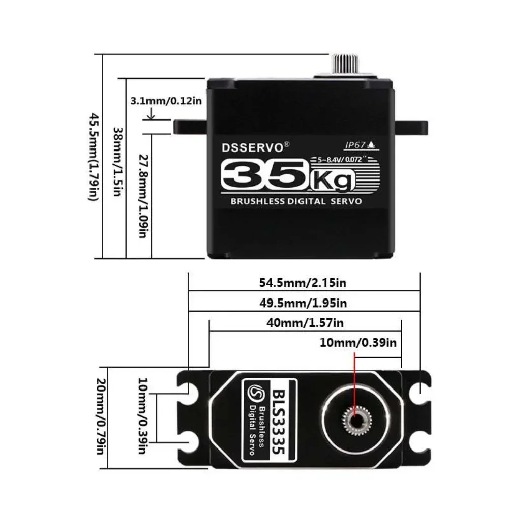 35KG BLS3335 Digital Servo Mot - Kids Toys Remote Car のレビューと価格