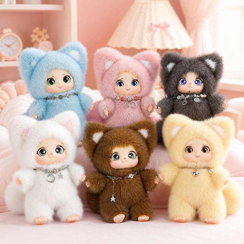 18cm New Cute Family Fox Plush - Kids Toys Idea のレビューと価格
