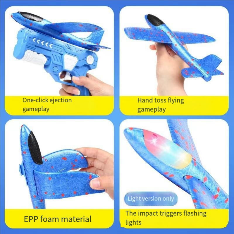Glowing Foam Aircraft 10M Laun - Catapult Launcher Toy のレビューと価格