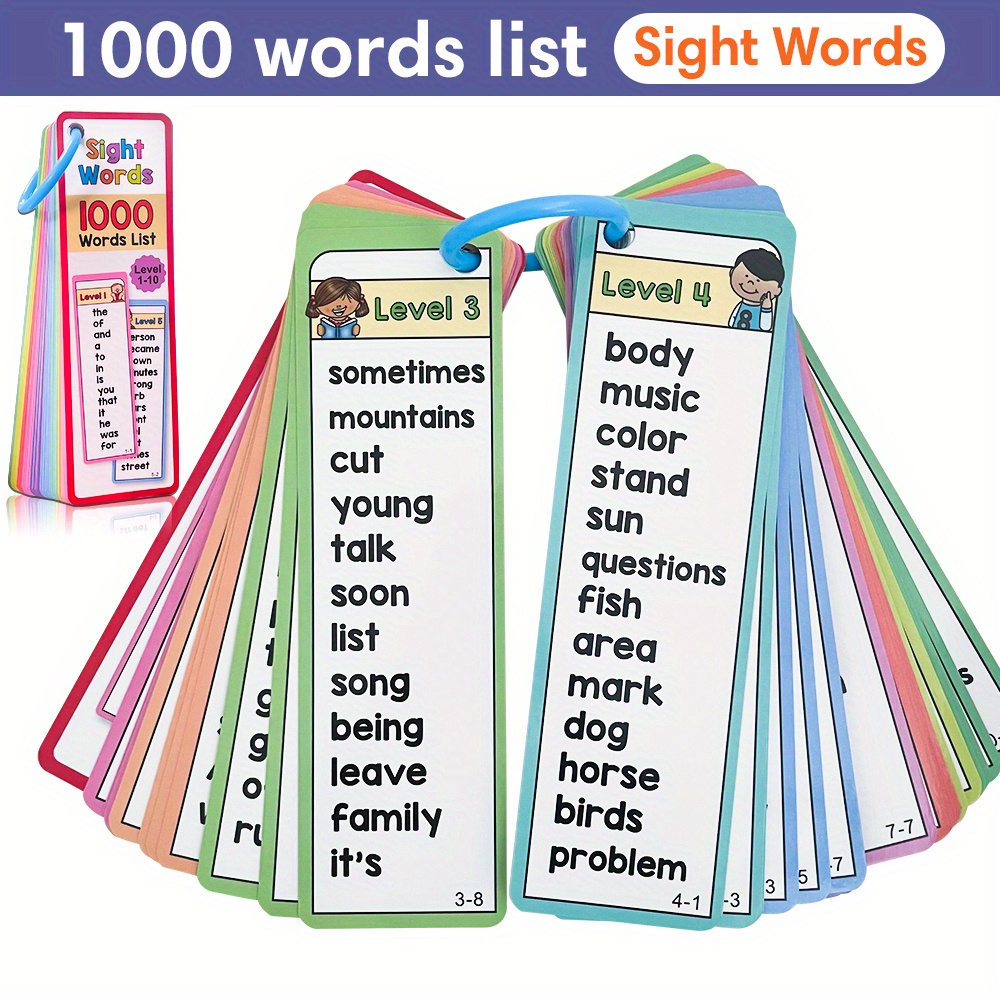 1000 Sight Words Flash Cards f - Educational Flash Card のレビューと価格