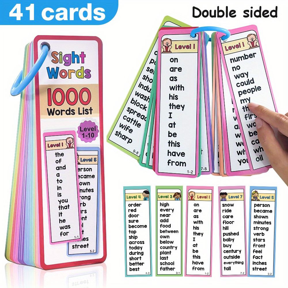 1000 Sight Words Flash Cards f - Educational Flash Card のレビューと価格