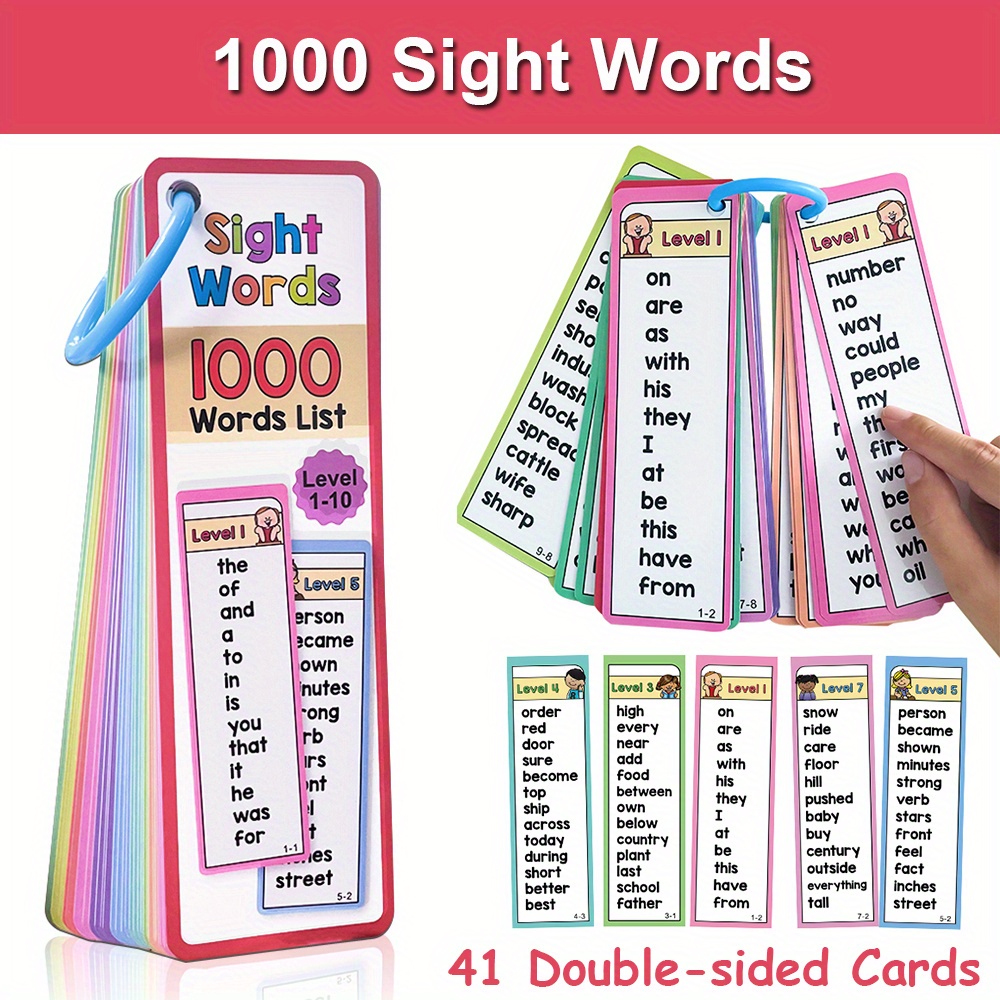 1000 Sight Words Flash Cards f - Educational Flash Card のレビューと価格