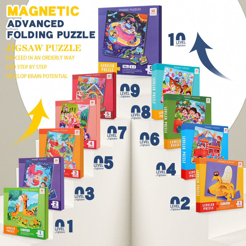 Kids Magnetic Wooden Puzzle Ca - Kids Quiet Toys のレビューと価格