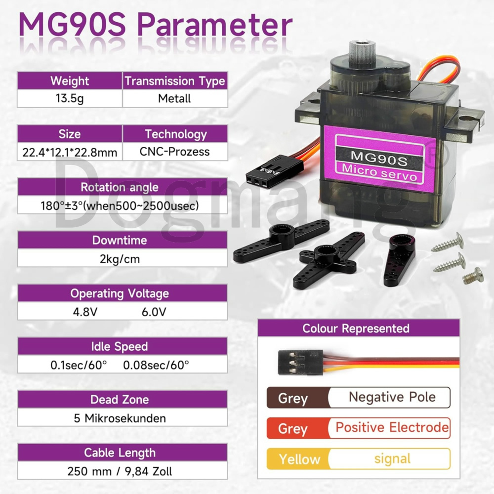 MG90S Servo 1/2/4/10/20/50 Pcs - Kids Toys Remote Car のレビューと価格