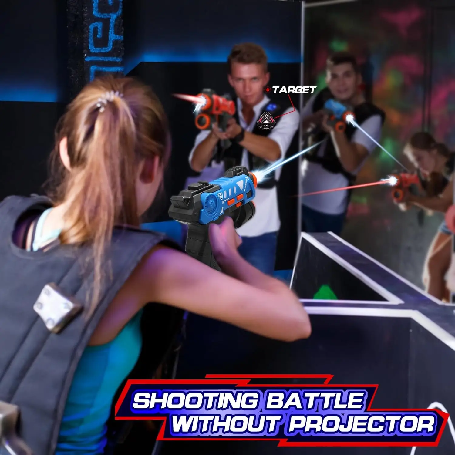 2 Player Laser Tag Blaster Set - Laser Tag Set Kids のレビューと価格
