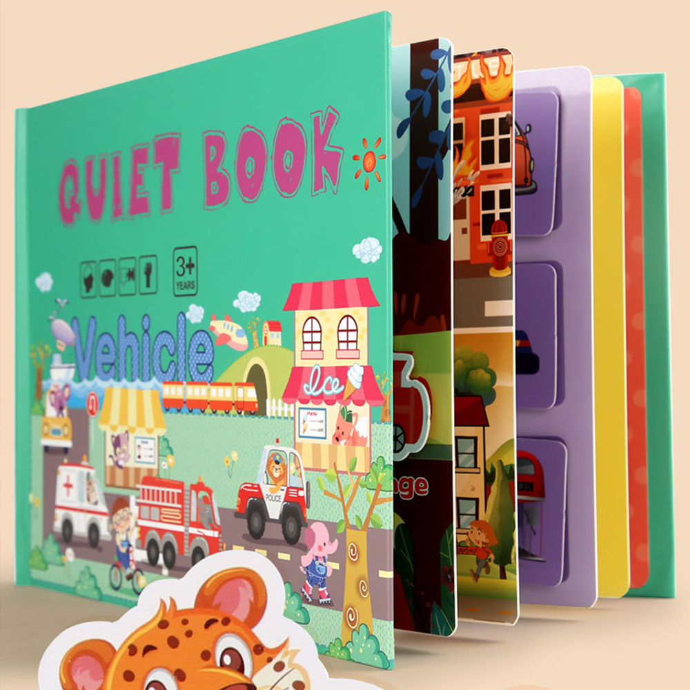 Baby Quiet Book Montessori Bus - Kids Quiet Toys のレビューと価格