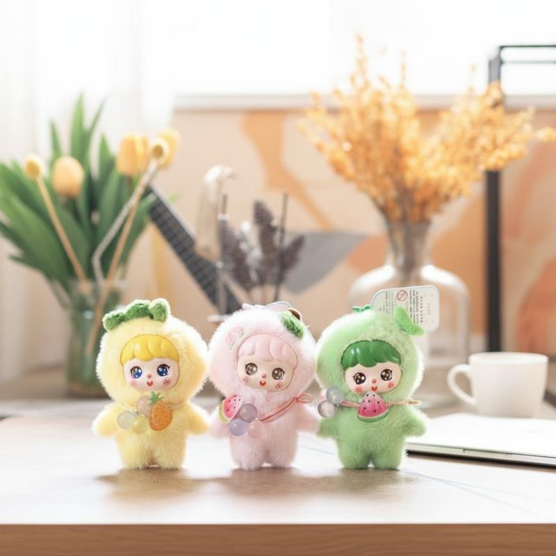 Cute Fruit Plush Doll Keychain - Kids Toys Idea のレビューと価格