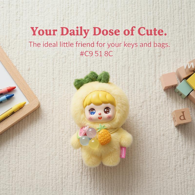Cute Fruit Plush Doll Keychain - Kids Toys Idea のレビューと価格