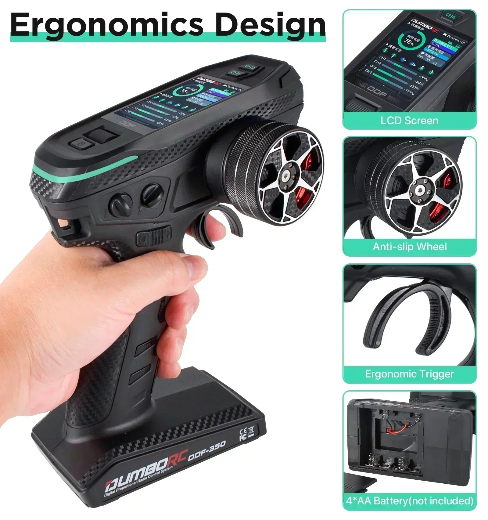 DUMBORC 10CH DDF-350 RC Remote - Kids Toys Remote Car のレビューと価格