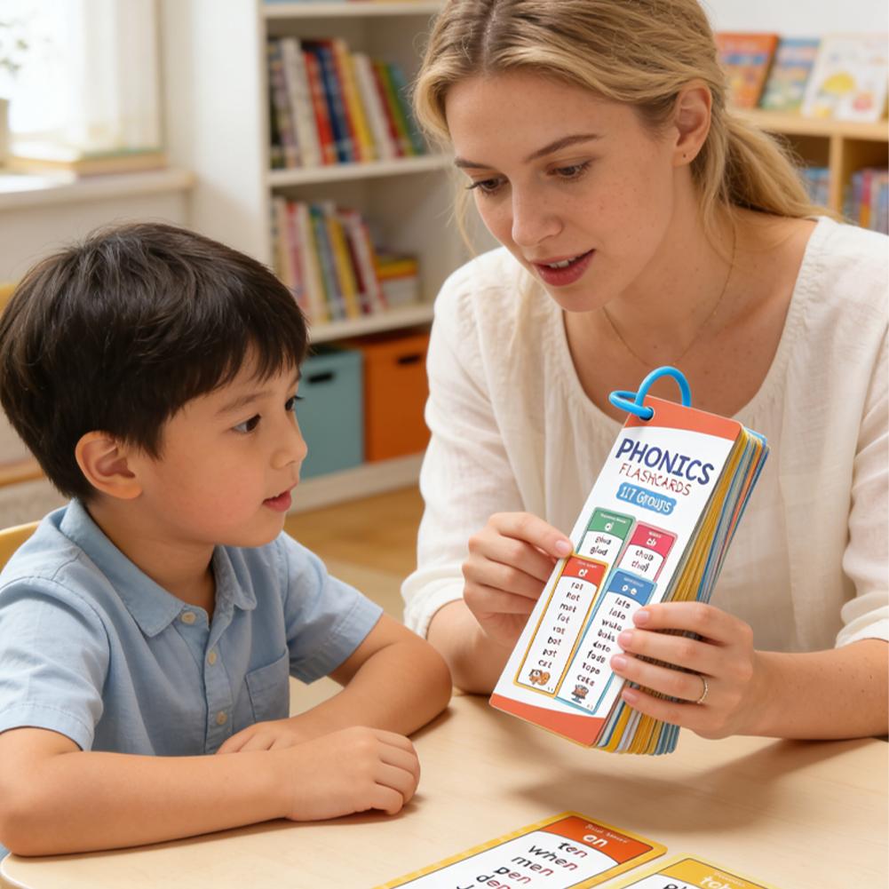 117 Groups Phonics Flashcards  - Educational Flash Card のレビューと価格