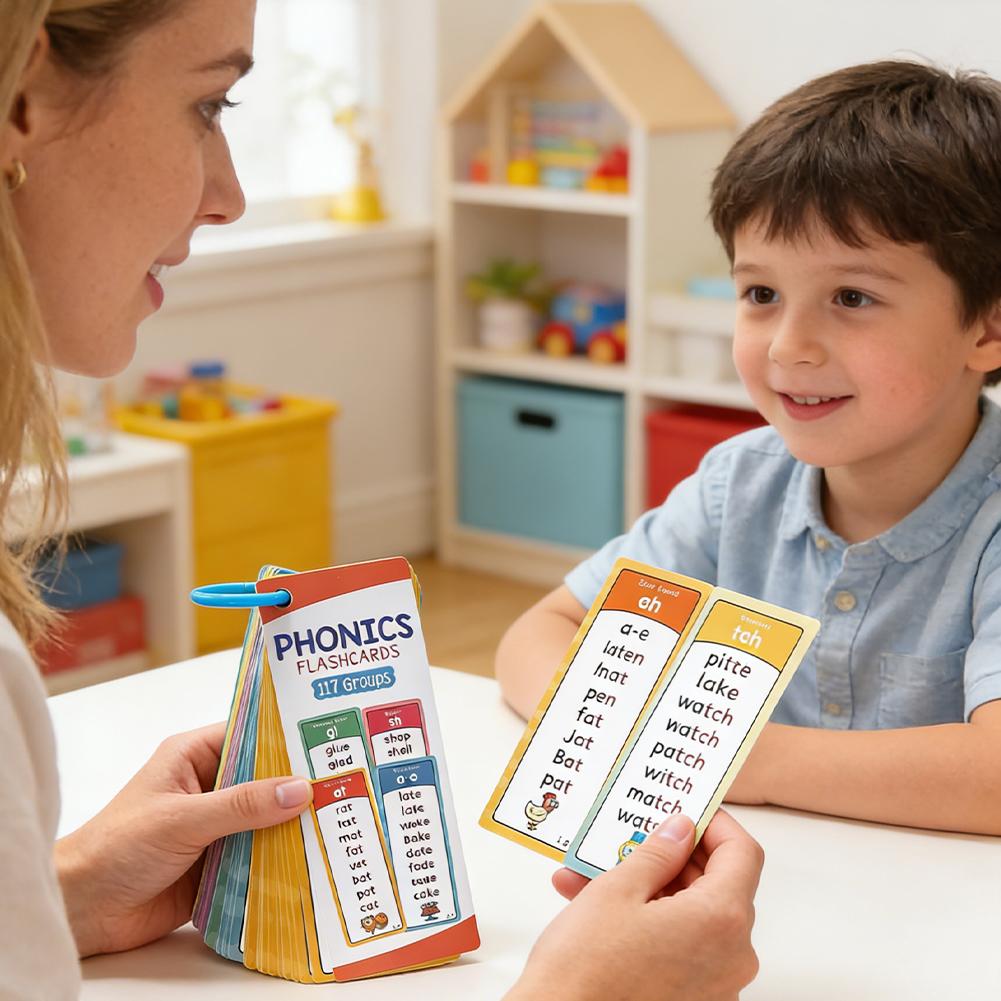 117 Groups Phonics Flashcards  - Educational Flash Card のレビューと価格