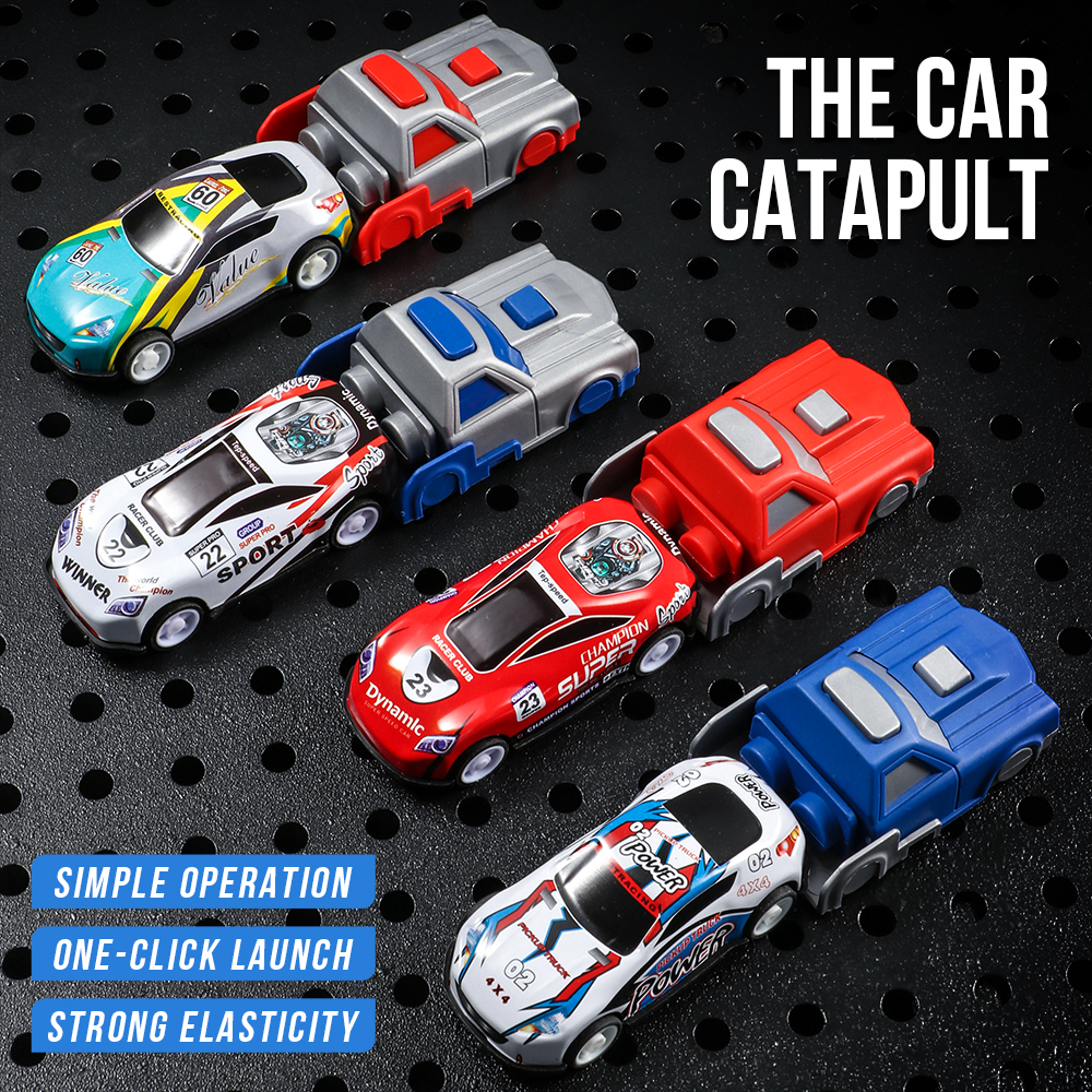 Multi track racing car - slidi - Catapult Launcher Toy のレビューと価格